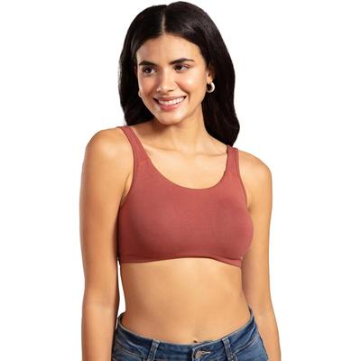NYKD Weicher Bustier Easy Peasy zum Überziehen für Damen, Ohne Bügel, Vollabdeckung, Stützender Shaper, Sport-BH Ohne Polsterung