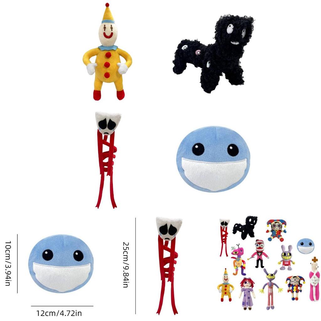 The Amazing Digital Circus Rabbit Plush Toy Adorable Stuffed Animal For Kids Short Plush Customizable Design