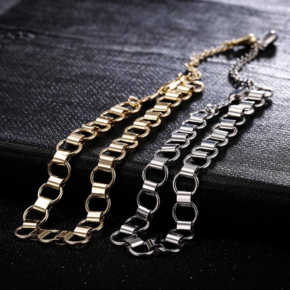 Women Fashion Stylish Elegant Hollow Out Bracelets Concise Hand Chain Jewelry