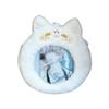 Cartoon Badge Plush Card Holder Cat Ear Badge Protector Display Anime Accessories Keyring Decor Clothes Backpack Ita Bag Pendant