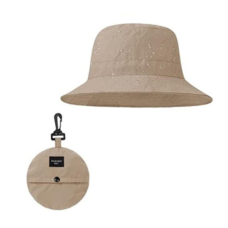 Unisex Kapelusz typu bucket odprowadzający wilgoć Letni składany kapelusz wędkarski Lekki szybkoschnący kapelusz na wędrówki, wędkarstwo, kemping