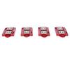 4PCS RC Car   Columns CNC Aluminum Alloy   Spacing Magnet   Body Mounts for 1Celsius8 1Celsius10 Car Model Red