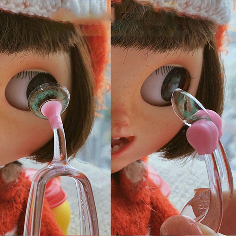 

Уход за глазами Контактные линзы Вставка Remover Силикон Мягкий наконечник Пинцет Палка Чехол Набор Инструментов