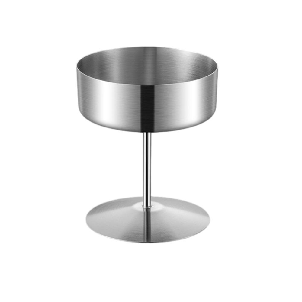 304 Stainless Steel Dessert Serving Cup Reusable Pudding Cup  Bars Parties