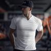 Men's Quick-Dry V-Neck Fitness T-Shirt for Running