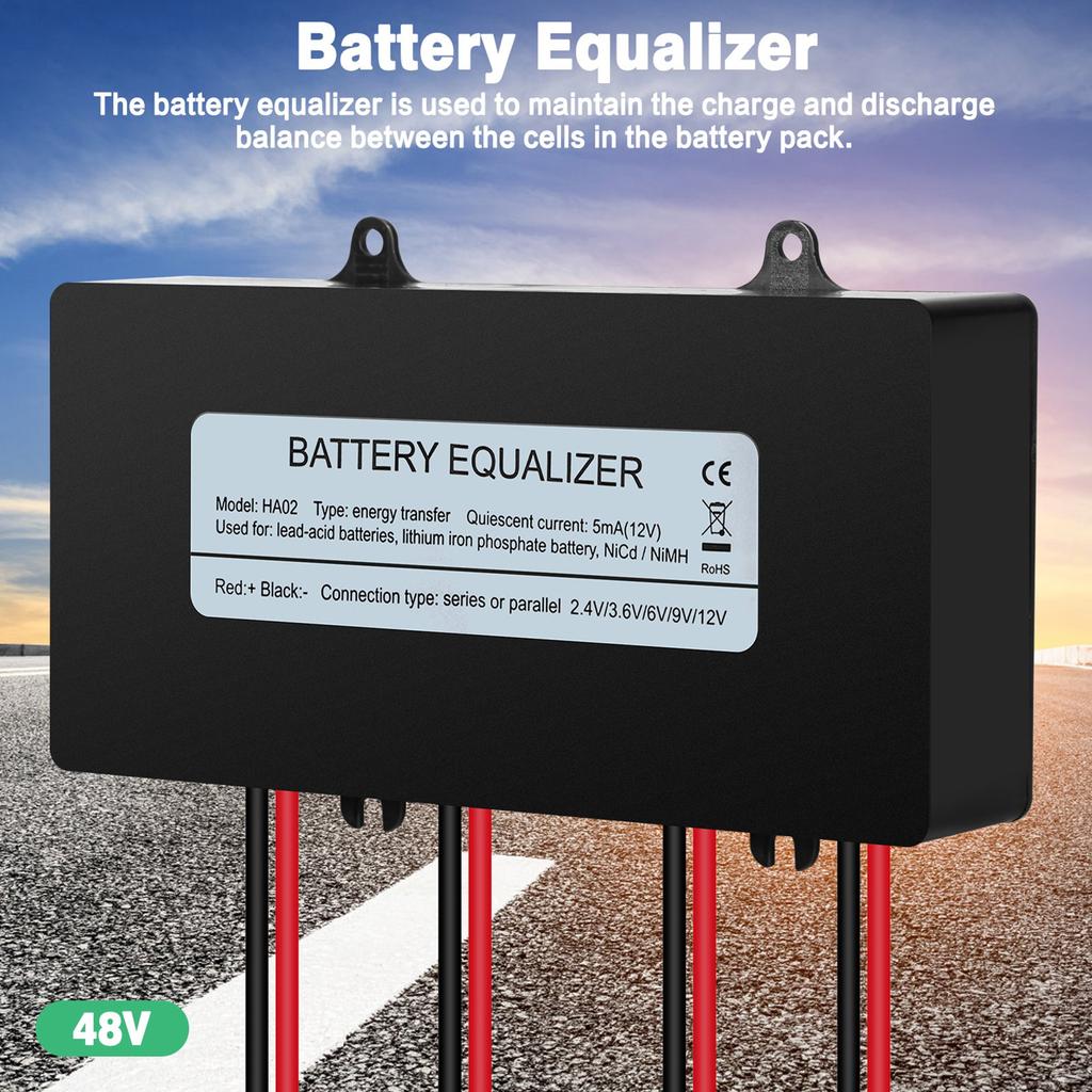 Battery Active Equalizer 4S 6‑12V Voltage Balancer Battery Pack Equalizer for Vehicle Boat