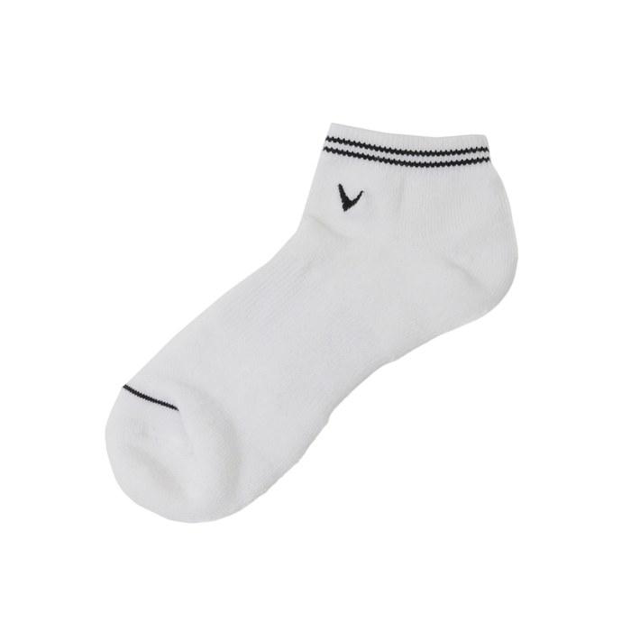 Callaway Men s Antimicrobial Ankle Socks / Golf 25SS_1030 White Free Size