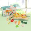 Wooden Simulation Fun Kitchen Vegetable And Fruit Cooking Children Set Toy
