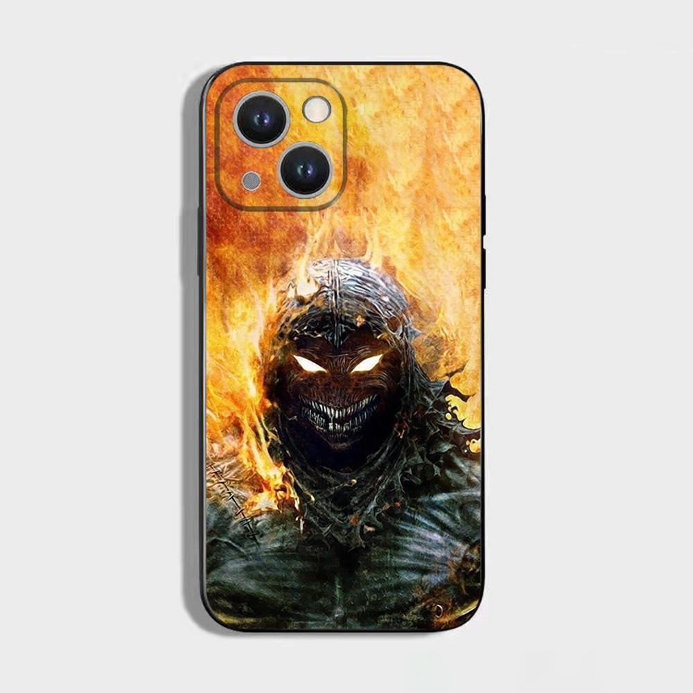 D-Disturbed Band Phone Case For iPhone 16,15,14,13,12,11 Plus,Pro Max,XS,X,XR,SE,Mini,8,7,Soft Silicone Black Cover