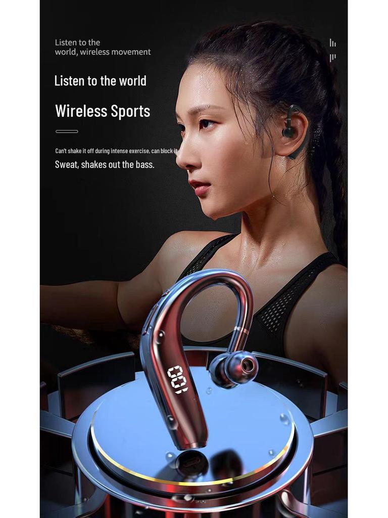 MD638 True Wireless Earbuds with Large Capacity, Ear-Hook Design, & Ultra-Long Battery Life | New Business Model
