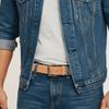 Long Genuine Leather Belt Zinc Zinc Alloy Jeans Waistband Adjustable Men Wide Belt  Ornament