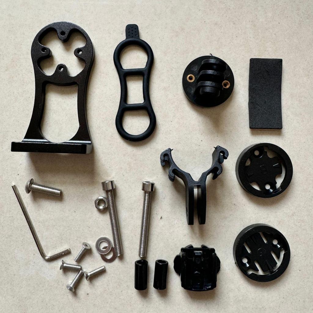 Aluminum Alloy Bike Computer & Light Mount for Cateye
