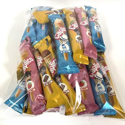 Glico Caprico Mini Assortment Pack Total of 30 Bottles Chocolate 9 Strawberry 9 Milk 264g Commercial Use Individually Wrapped Assortment (12 Flavor,