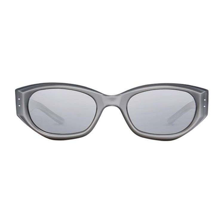 Gentle Monster Letter Logo Irregular Shape Sunglasses Unisex Sunglasses Gray BENVEN-G13