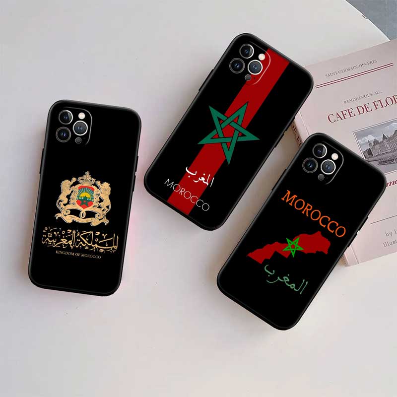 Morocco Flag New High-End Shell Phone Case for Redmi Note 13 14 Pro+ Plus A3 A3X 13X 13C 13R 14S 14C 14R