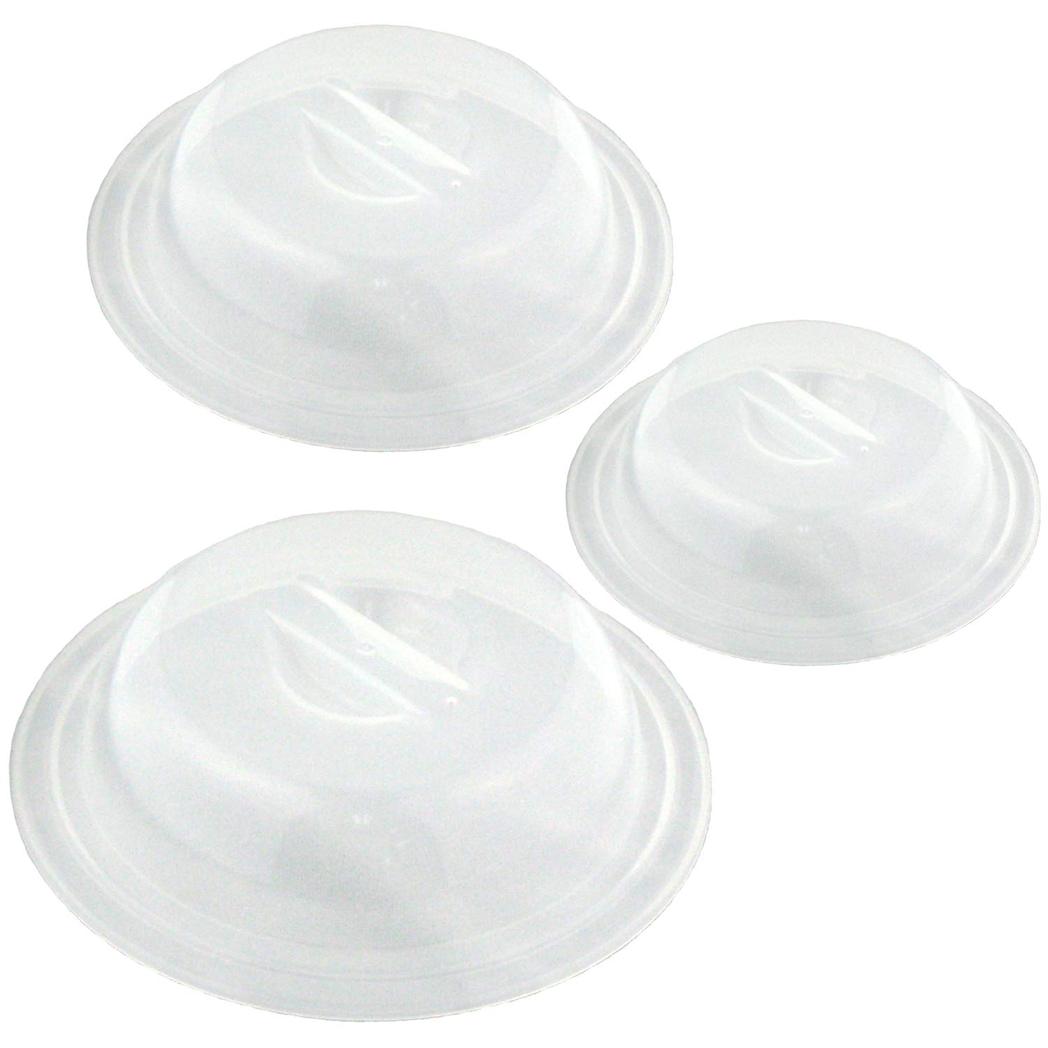 Nagao Deep Rice Microwave Made in Japan No-Wrap Dishes, 3-Piece Set, Cooking,