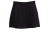 Women's Black High-Waisted Slit Midi A-Line Skirt - Spring/Autumn 2025