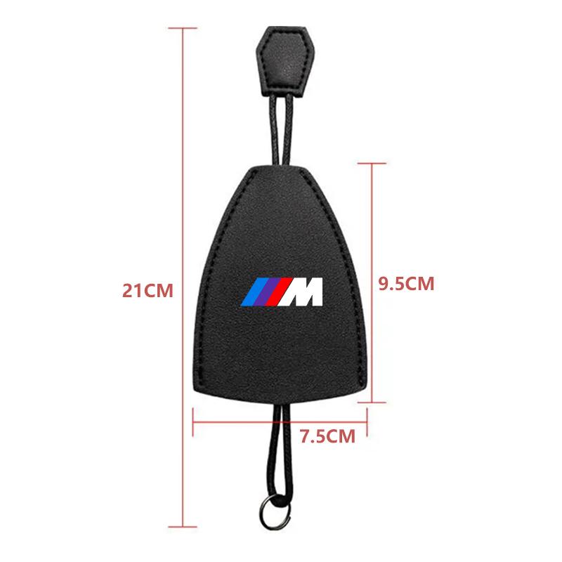 1Pcs M LOGO Car Key Protection Shell Bag Car Key Case Cover Car Keychain For BMW X6 X1 X2 X3 X4 X5 X7 E46 E39 E90 E36 E60 E34 E30 F30 E71 F10 F10