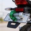 Motorcycle Plate Mounting Hardware with Anodized Countersunk Washers, Socket-Head Bolts and Nuts for Replacement