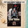 Beach TowelCentral Cee Custom Name Text Personalized Soft Towel for Beach Pool Indoor Home Decor Gift
