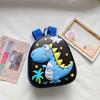 Schoolbag Children's Bag 1011 New Cartoon Kindergarten School Bag Eggshell Dinosaur Boys and Girls Backpack Wholesale