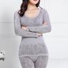 2ks Dámské Zimní Top Dlouhé Kalhoty Termo prádlo Shaper Sleepwear Set