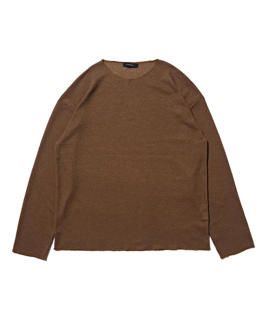 CARGOBROS Round Cut Summer Knit (Brown)