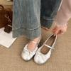 Women's Ballet Flat Shoes 2026 New Comfortable Anti Slip Outdoor Dress Mary Jane Shoes Lace Autumn Fashion Retro Casual Shoes