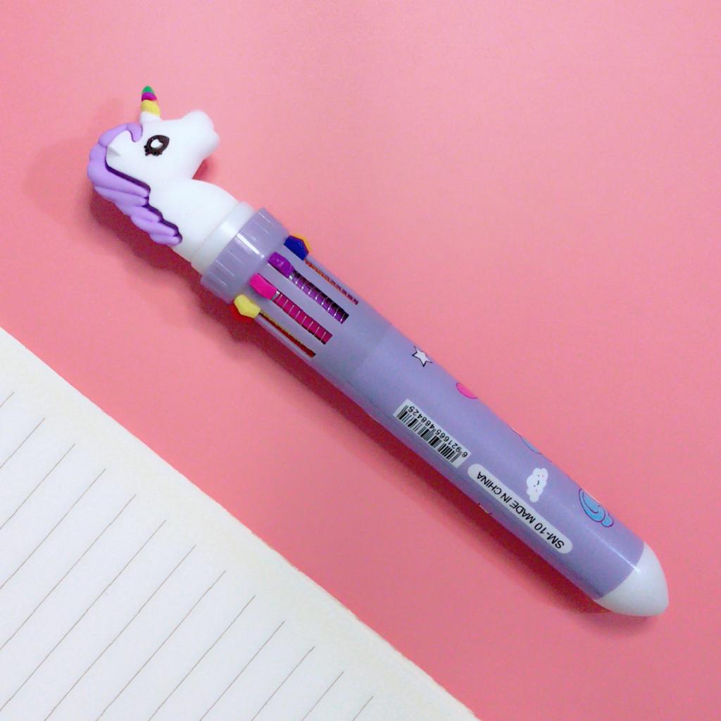 Creative Cartoon Multi-Color Ballpoint Pen for Students and Journals
