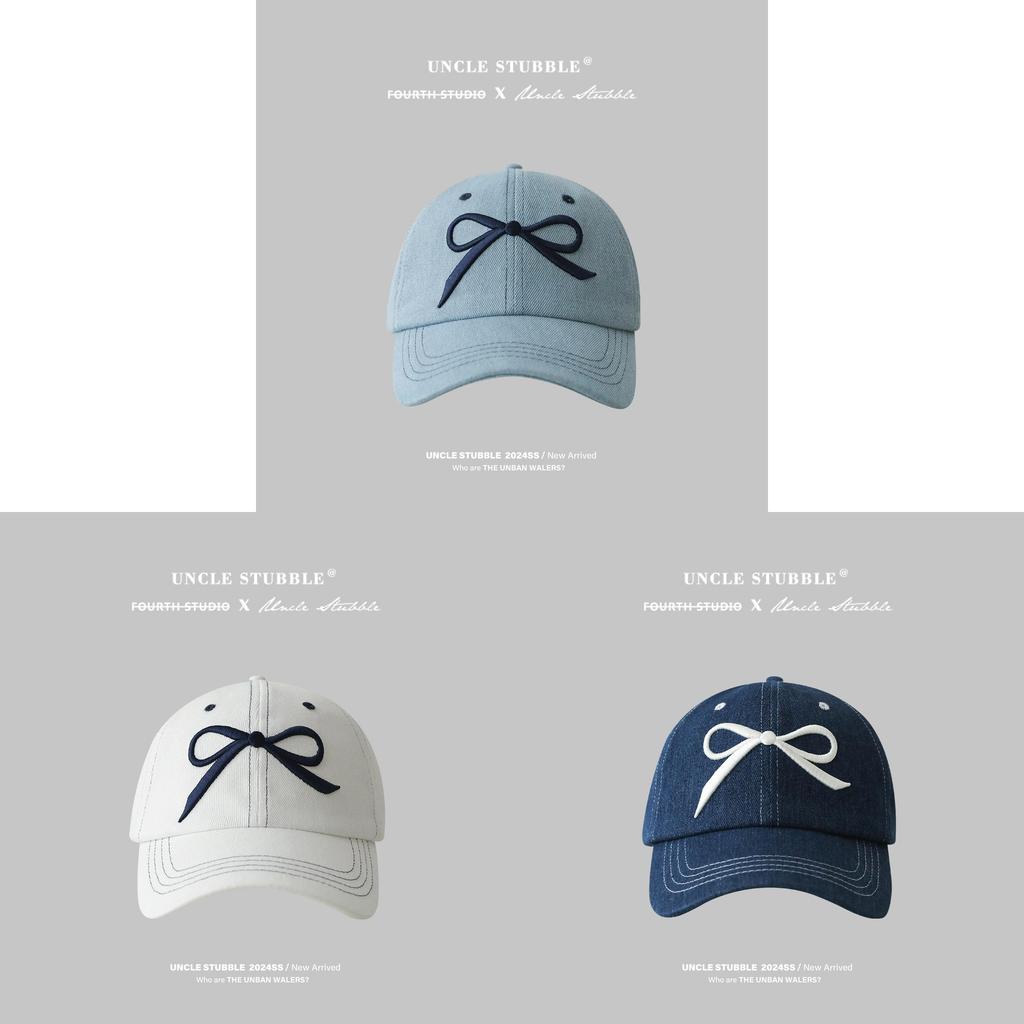 Stilvolle Koreanische Daejeon Schleifen Baseballkappe Für Damen Lässig Frühling Sommer Sonnenschutz