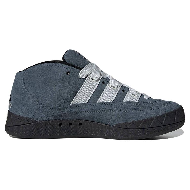 Adidas Adimatic Mid Legacy Blue Herren-Sneakers Kristallweiß Core-Schwarz IF8791