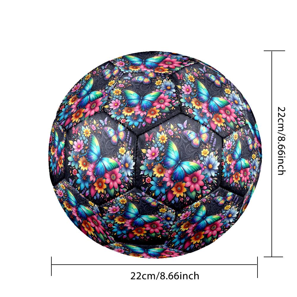 1pc Butterfly Garden Size 5 Soccer Ball Professional Lightweight Durable Match Training Football Indoor &Outdoor Sports BallTraining Ball Y20