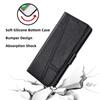 ZTE Blade A72 Magnetic Flip Phone Case - Drop-proof Stand Leather Cover for 4G/5G.