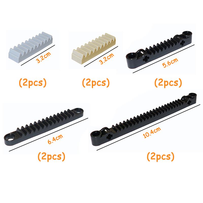 

DIY Bricks Technical Gear Rack 1x4 1x7 1x8 1x13 Compatible 3743 87761 6630 64781 24121 18940 and 18942 Building Blocks MOC Parts