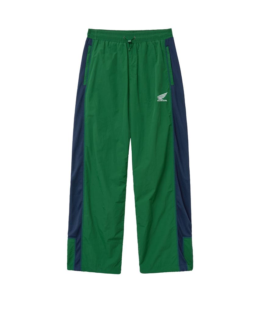 Pips Motorcycle Nylon Mesh Block Pants Green