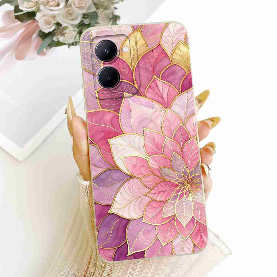 For Realme C33 C 33 4G Casing Silicone Shockproof For RealmeC33 RMX3624 Phone Case Colorful Butterfly Soft Protective Shell