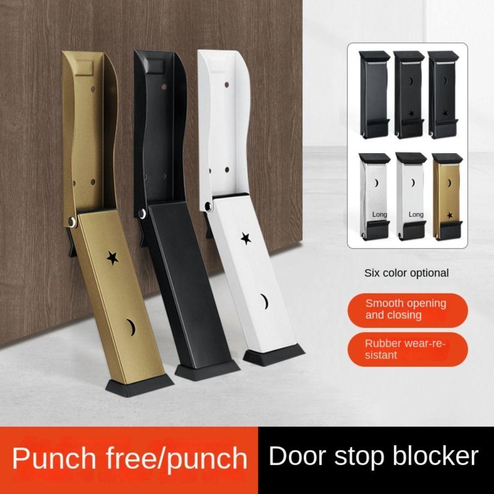 Anti-collision Metal Door Stopper Windproof Self Adhesive Door Stopper New Door Holder Home Office