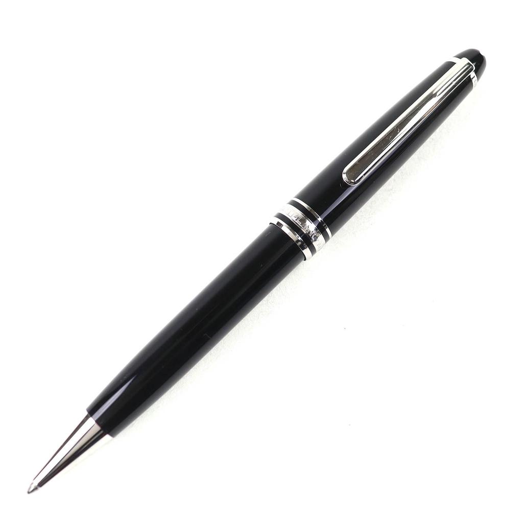 Very Good MONTBLANC Ballpoint Pen Meisterstück Classic White Star Twist Type PIX Used