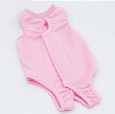 Pet Sterilization Suit For Cats And Small Dogs Postoperative Anti Licking Pet Clothes S розовый