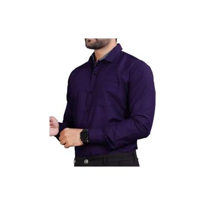 Pinkmint Casual Cotton Long Sleeve Shirt For Men Formal Wear Regular Wear