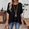 Pastiche Kumaşlı ve Günlük Giyim İçin Rahat Kesimli Kadın Street Style Tişört