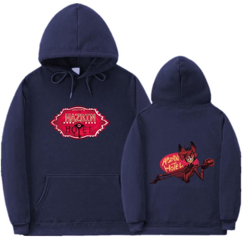 Hazbin Hotel Hoodie Unisex Oversized Cotton Sweatshirt Casual Wear