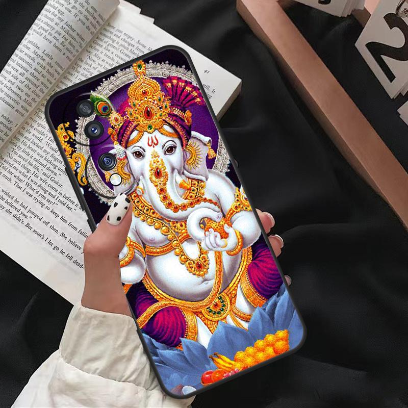 Ganesh Elephant God For Honor Magic 5 6 7 8 Pro Case For Honor 200 400 70 90 Lite X8c X8b X9a X9b X9c X9d Win RT
