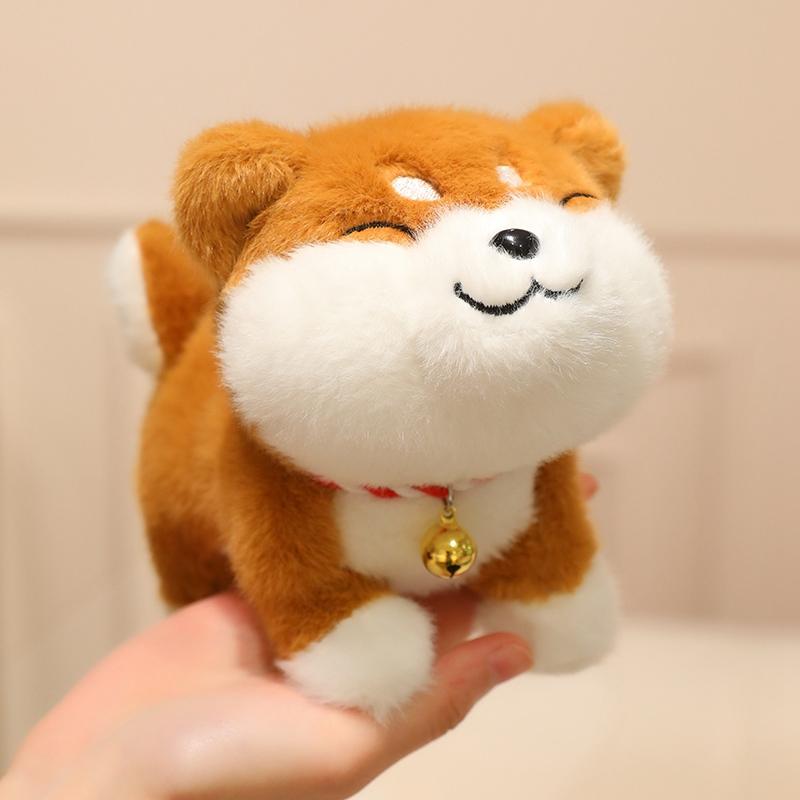 20cm Niedlicher Hund Welpe Plüschtier Kuscheltier Kawaii Husky Bichon Shiba Inu Golden Retriever Zeichentricktier Puppe Geburtstagsgeschenk 20cm
