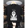 Short-Sleeved T-Shirt with Summer Patterns for Men,Round Neck ,Casual
