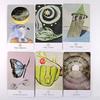 10.3*6cm White Sage Tarot Deck, A Pocket-Sized 78-Card Deck Featuring Charming Animal Art & Nature-Inspired Minimalist Design