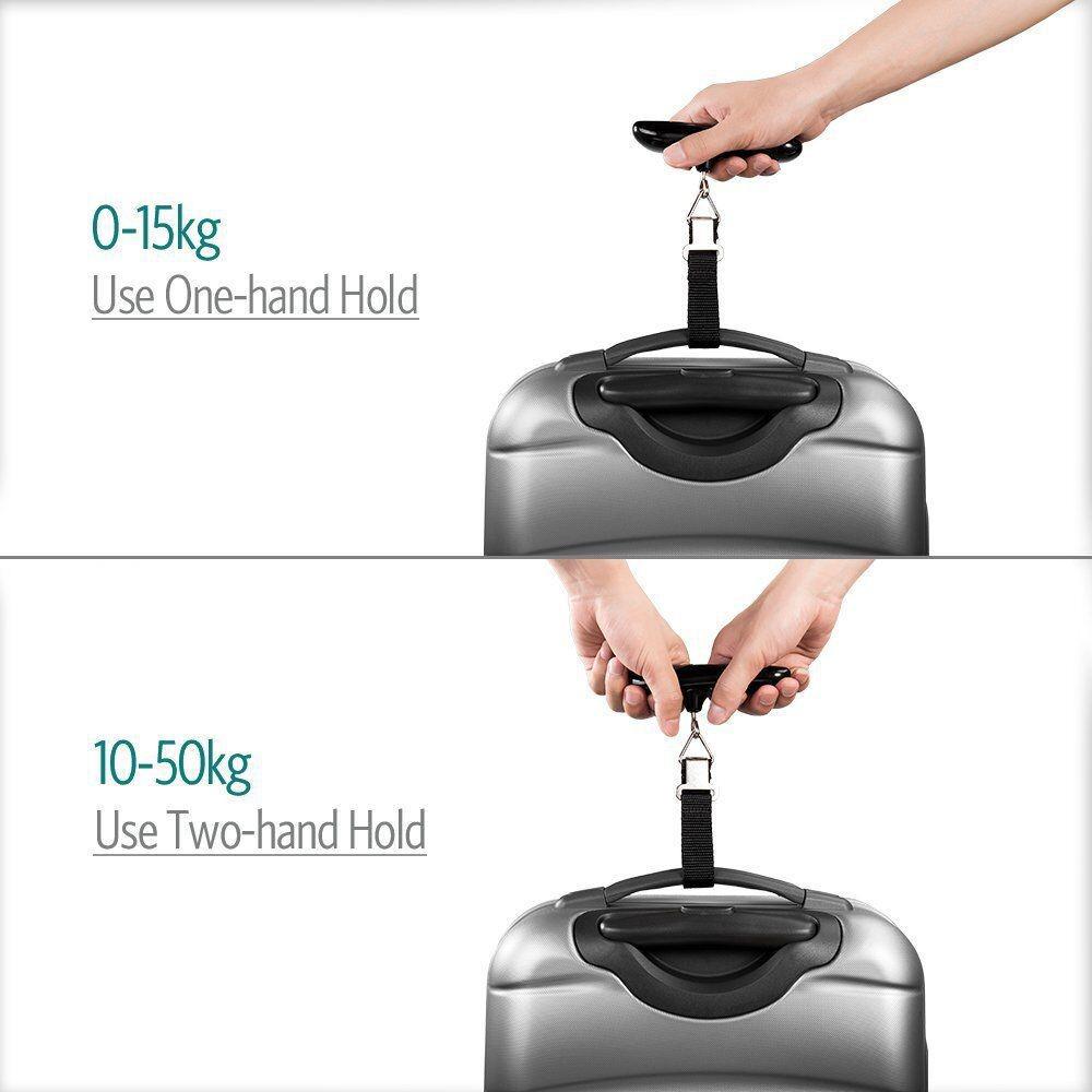 Mini Handheld Portable Electronic Luggage Scale for Travel Suitcases