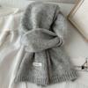 Unique color 100 pure wool scarf cute men and women couple winter warm scarf