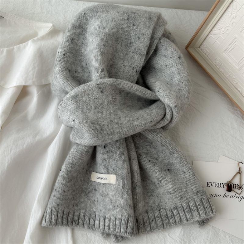 Unique Color 100 Pure Wool Scarf Cute Men and Women Couple Winter Warm Scarf