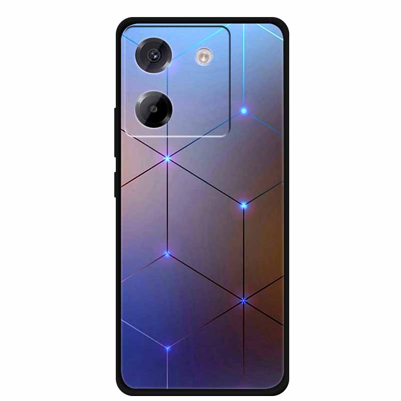 For Xiaomi Poco M7 Pro 5G Case Cartoon Painting Style Soft Silicone TPU Back Cover Cases for Poco M7 Pro 5G Shockproof Cover New